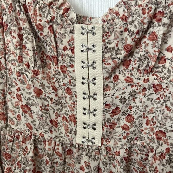 ASOS SAINT GENIES HOOK & EYE FLORAL ROSE MINI DRESS SIZE 4 - Picture 7 of 14